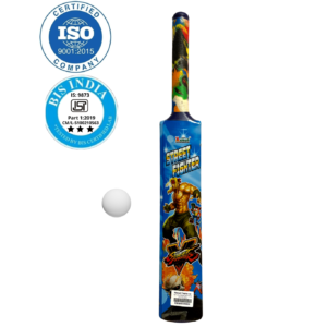 1002A No.Street Fighter  Cricket Bat & Ball