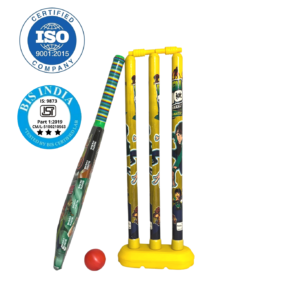 3 size cricket bat set